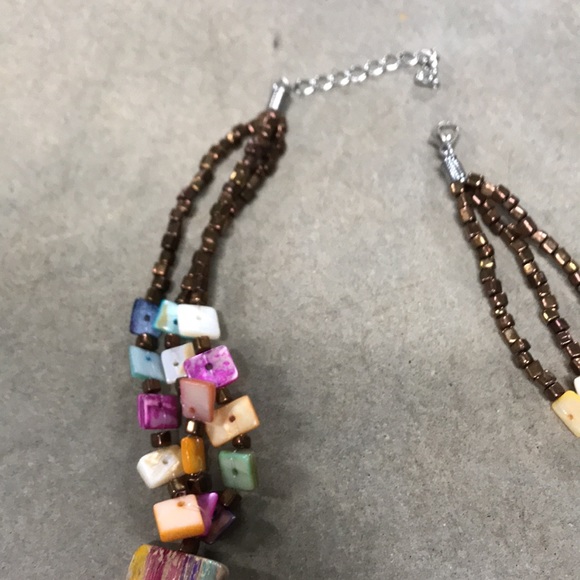 Colorful necklace.  New condition - Picture 3 of 5